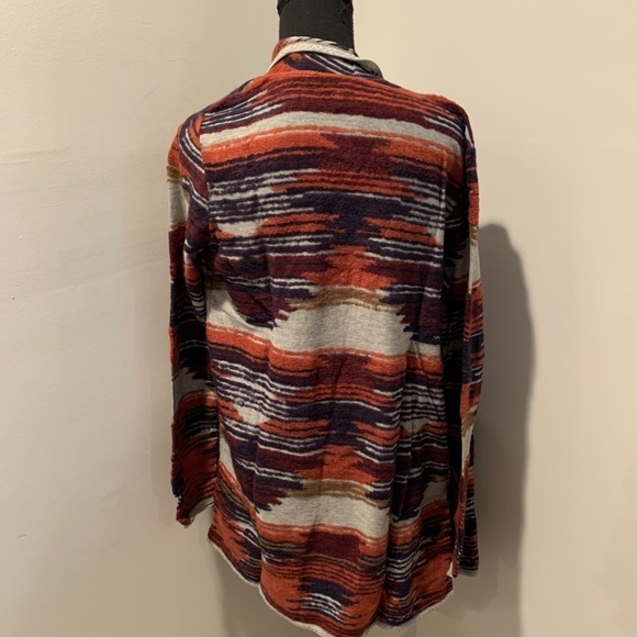 Lucky Brand Aztec Drape Cardigan Large NWT - Picture 4 of 8